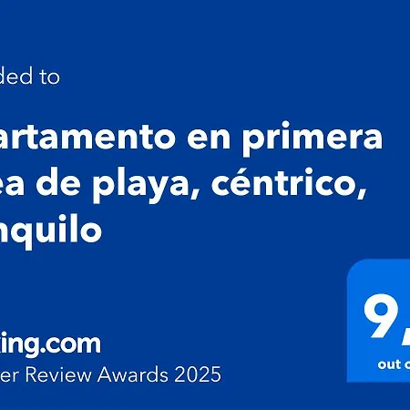 En Primera Linea De Playa, Centrico, Tranquilo Апартаменти *